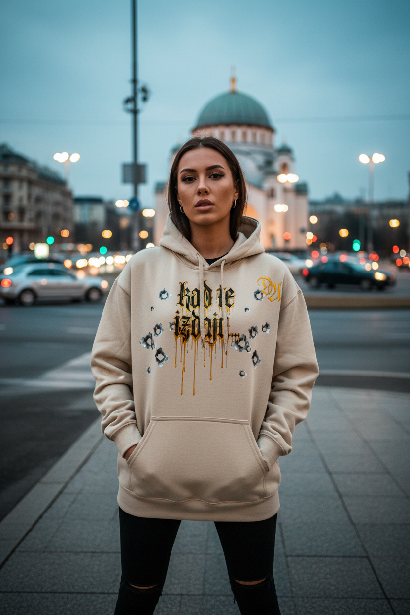 Gildan Unisex Softstyle® Midweight Hoodie - sand