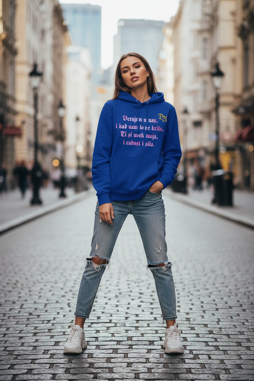 Women's Hoodie - bright royal
