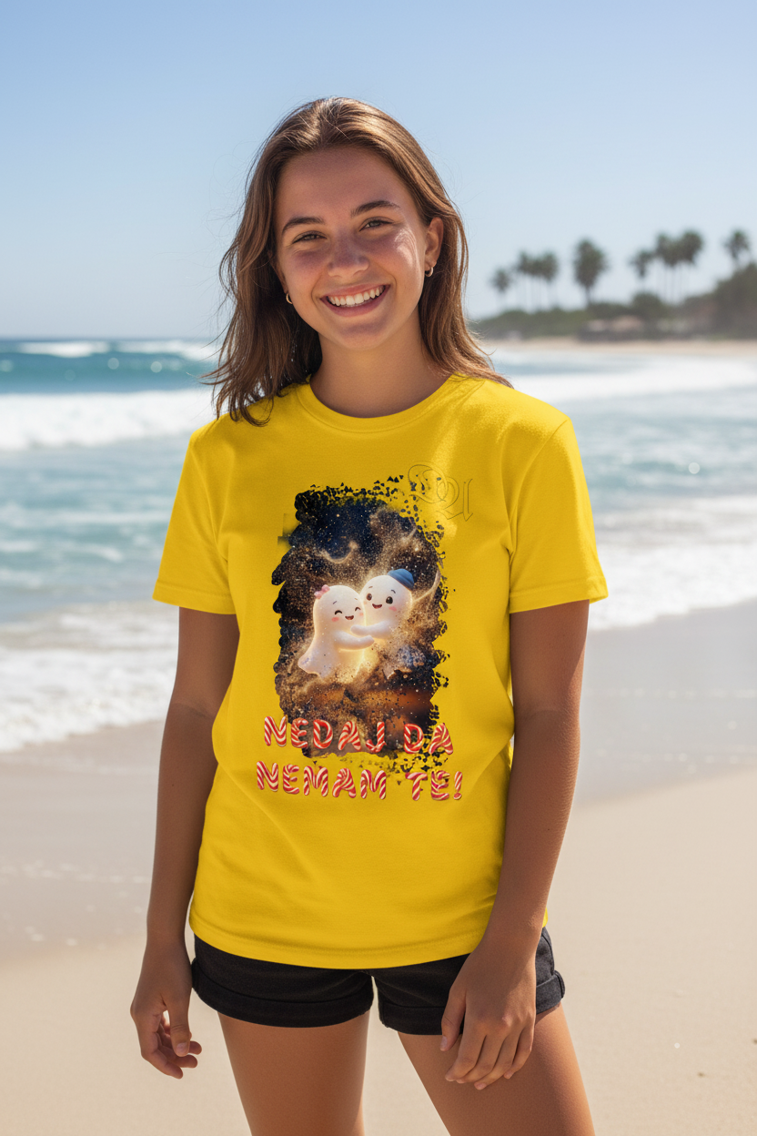 Kids’ Heavy Cotton T-Shirt - egg yellow