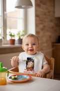 Baby Organic Bib - white