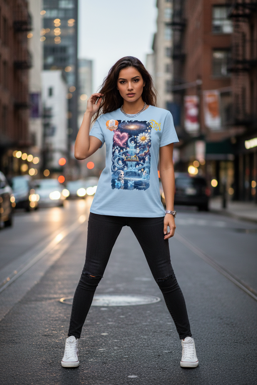 Women’s Premium T-Shirt - light blue