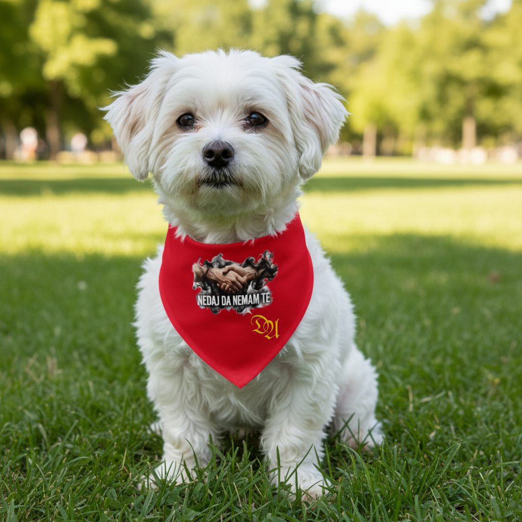 Dog Bandana - red