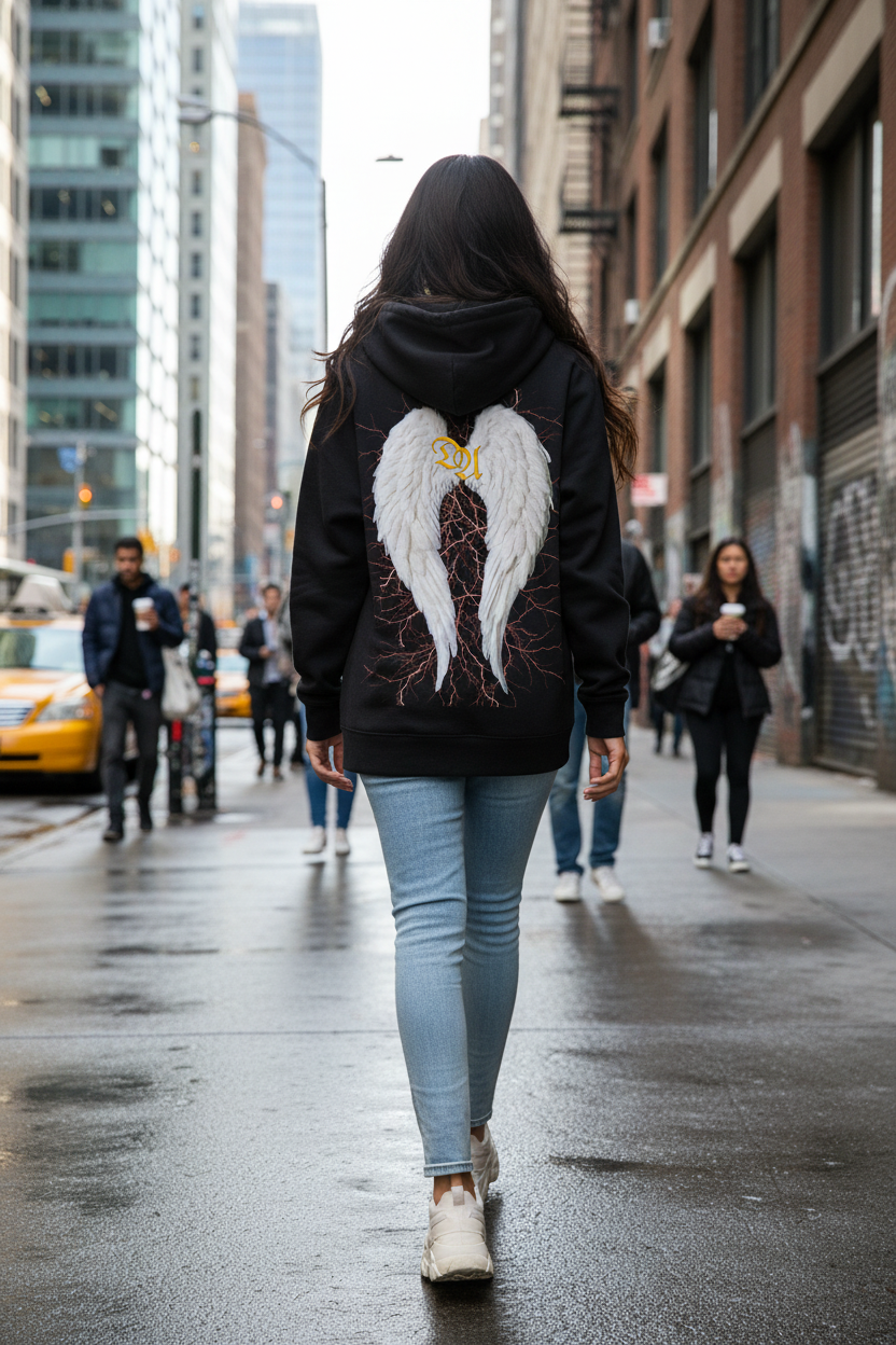 Women's Hoodie - black