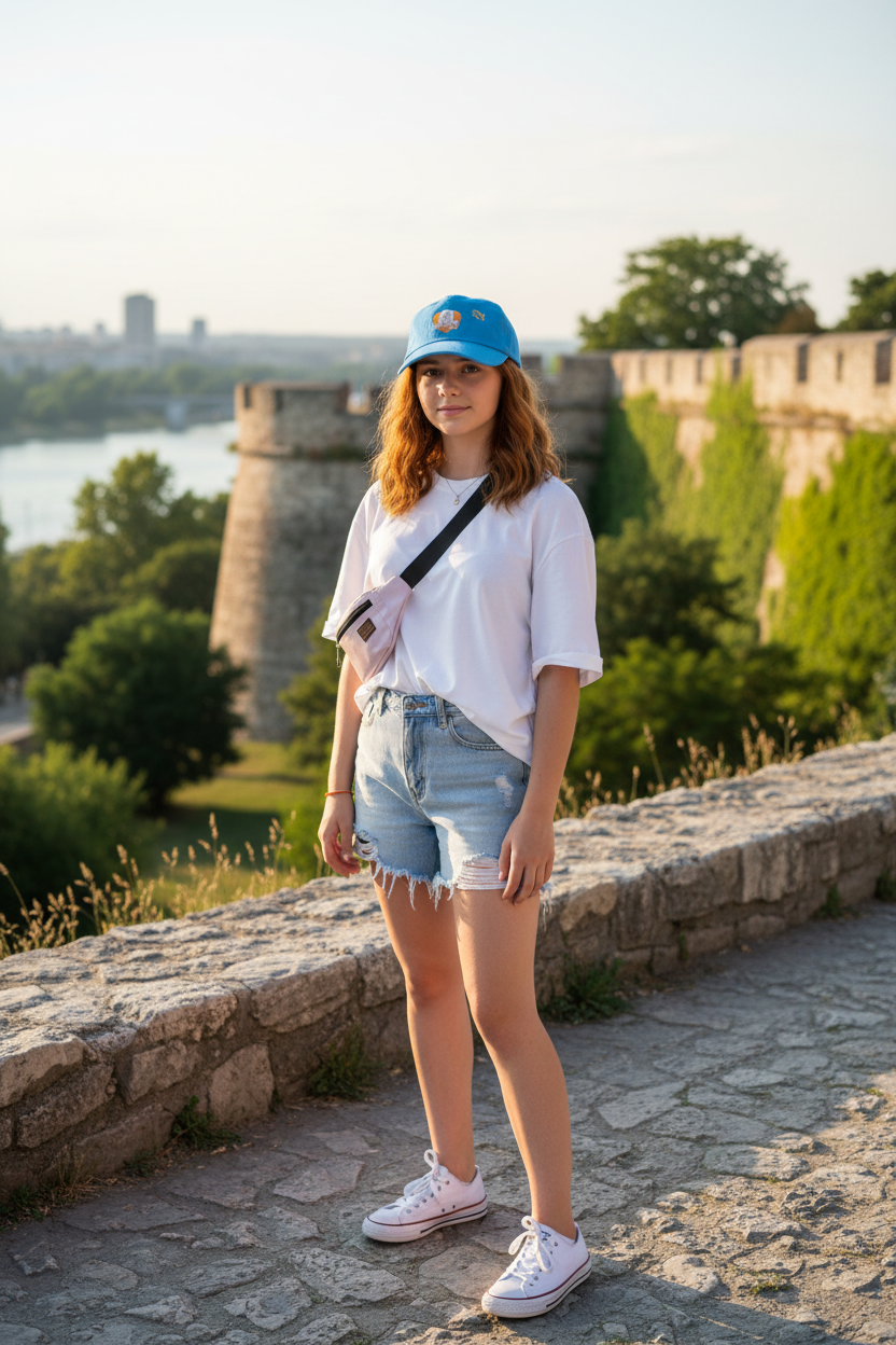 Kids’ Baseball Cap - peacock-blue