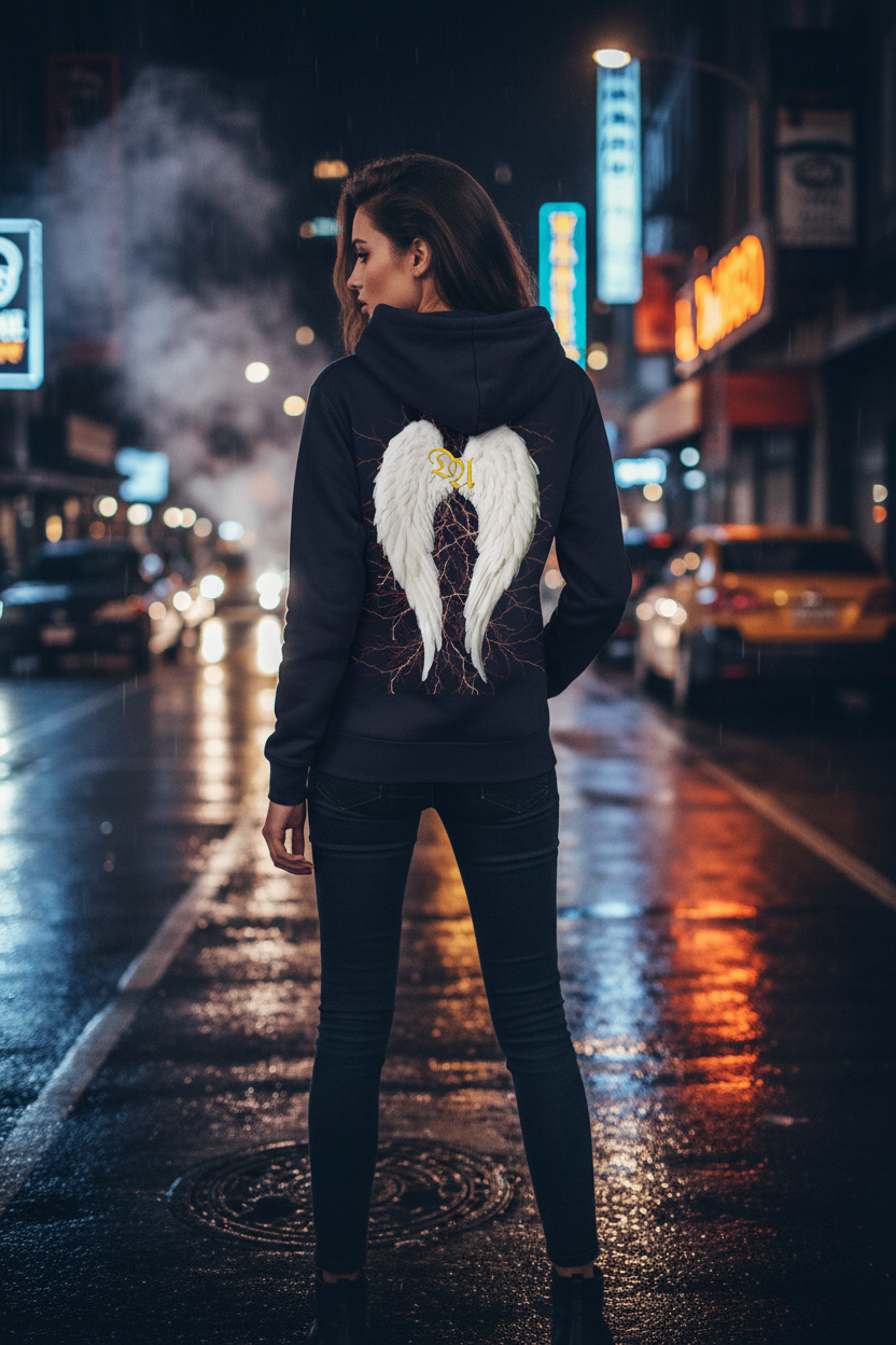 Women's Hoodie - navy