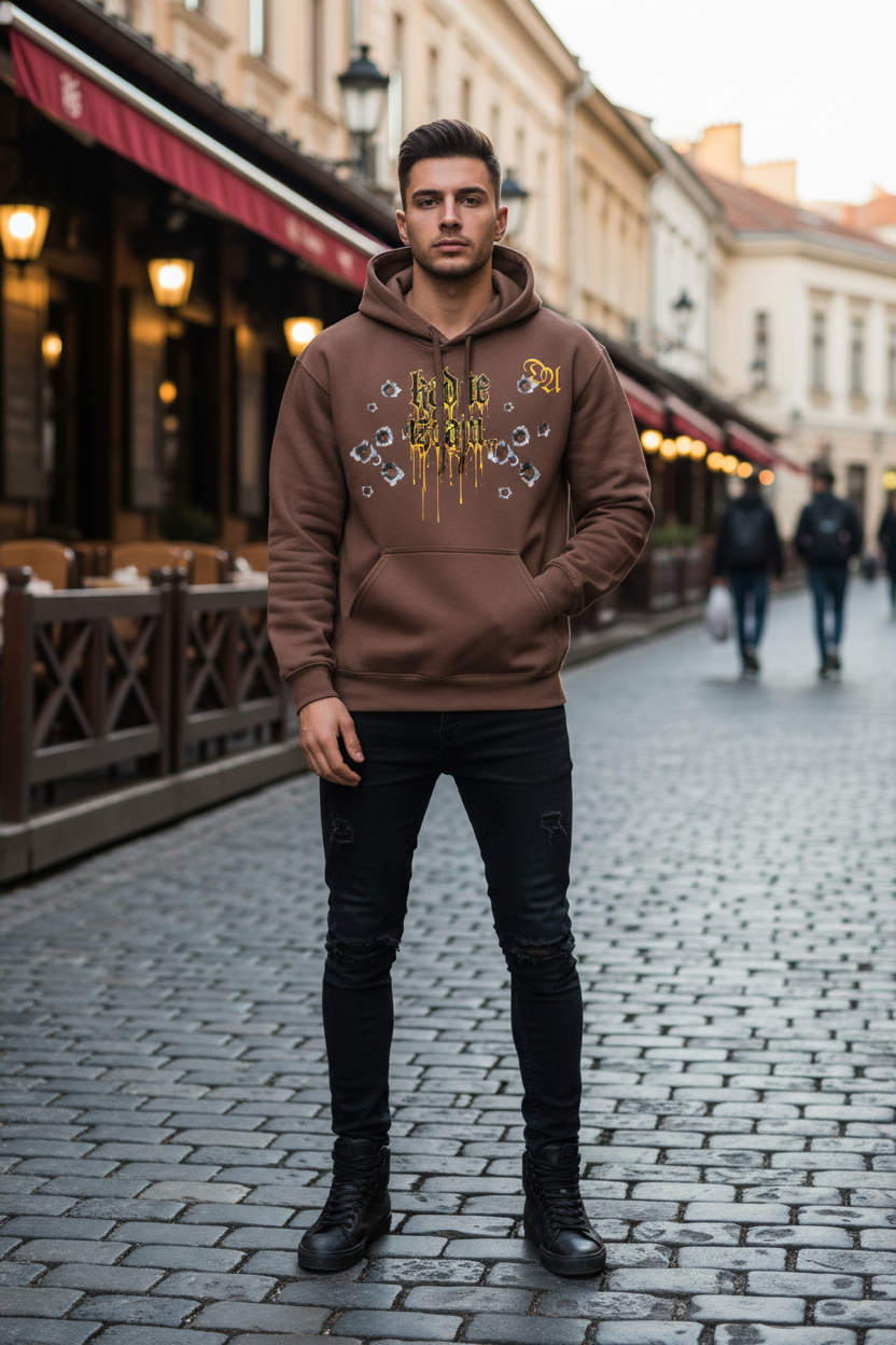 Gildan Unisex Softstyle® Midweight Hoodie - cocoa