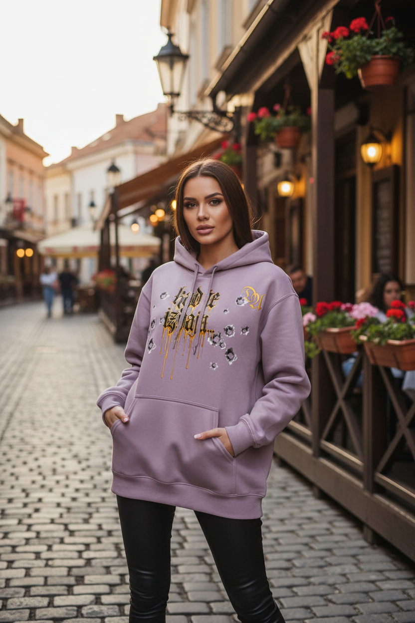 Gildan Unisex Softstyle® Midweight Hoodie - purple-grey 