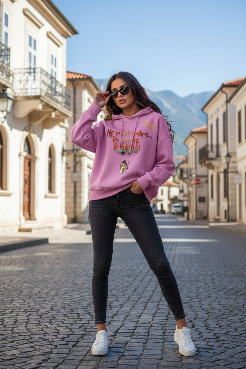 Stanley/Stella Boxy Women Organic Hoodie Nora - pink