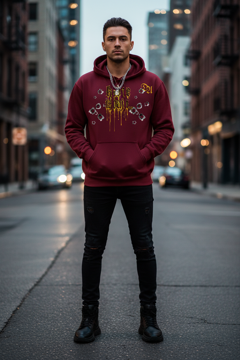 Gildan Unisex Softstyle® Midweight Hoodie - maroon