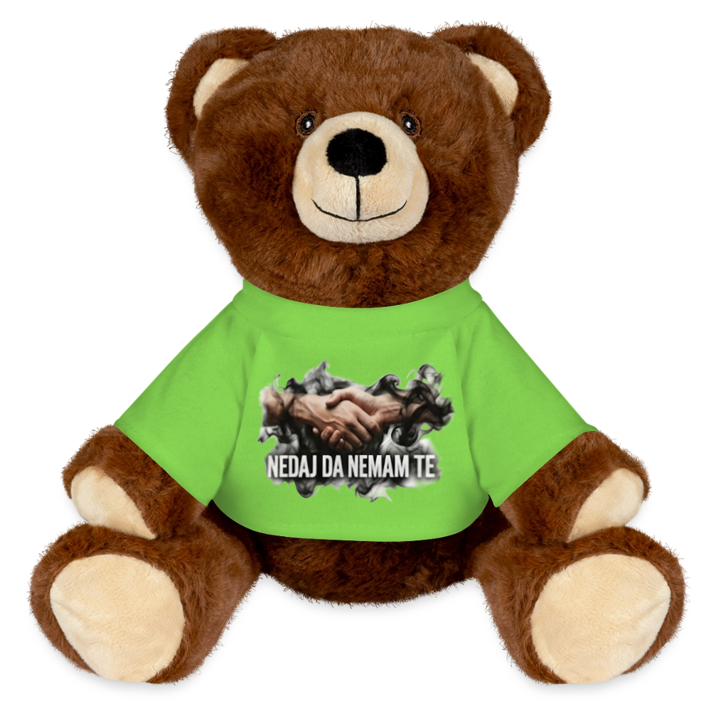 MiniFeet® RecycelBär® Teddy Bear Brown - light green
