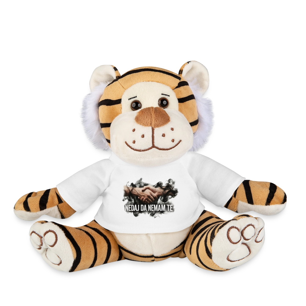 Plush Tiger - white