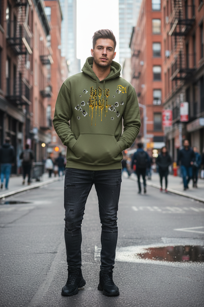 Gildan Unisex Softstyle® Midweight Hoodie - military green