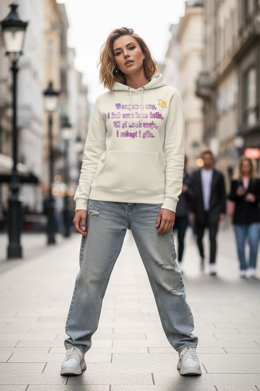 Women's Hoodie - vanilla