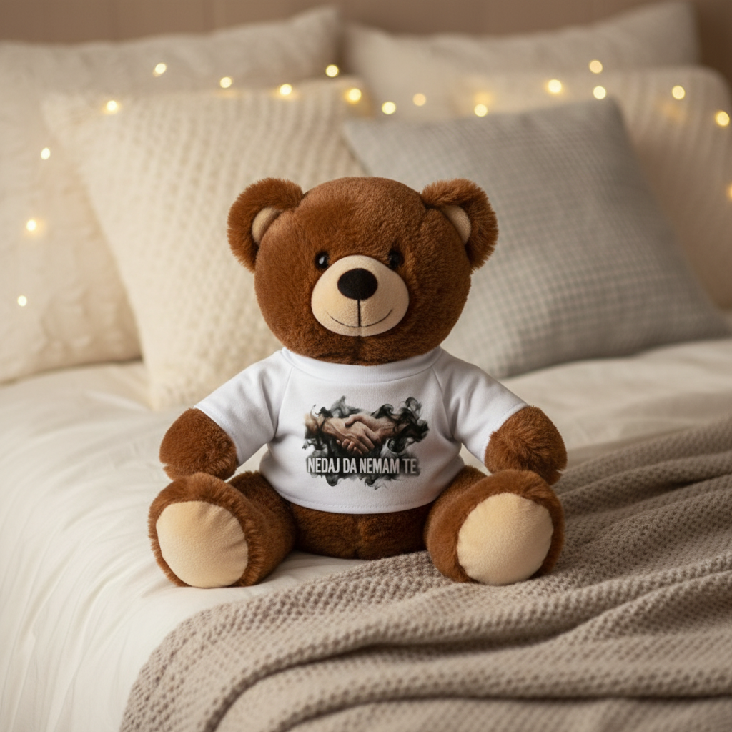 MiniFeet® RecycelBär® Teddy Bear Brown - white