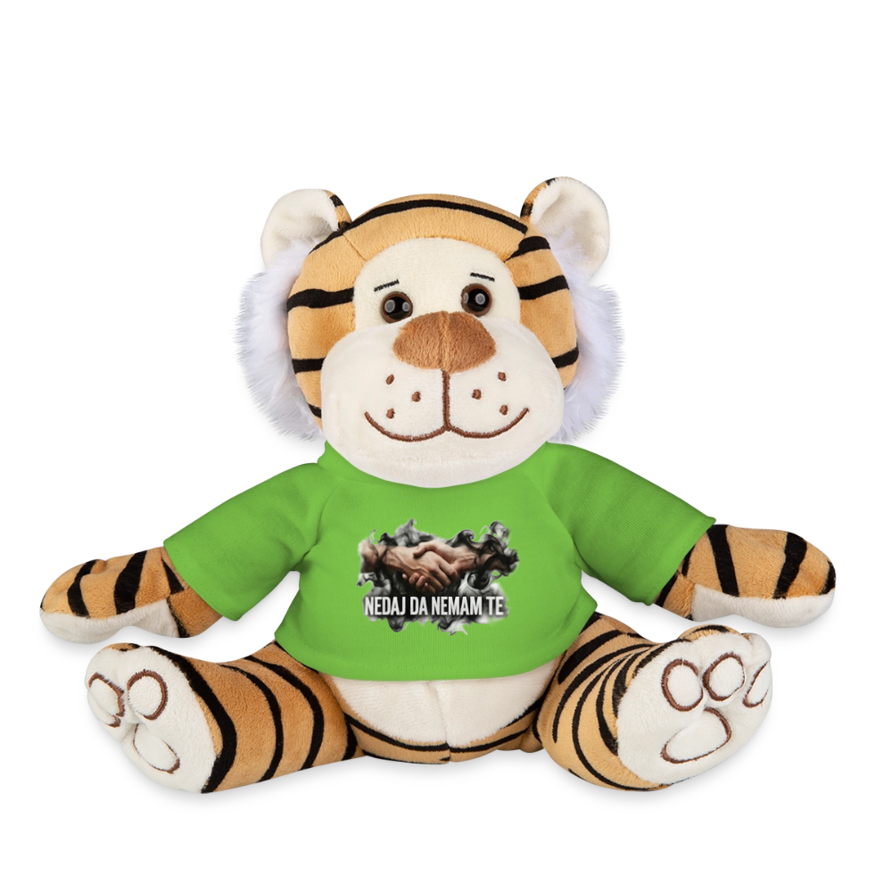 Plush Tiger - light green