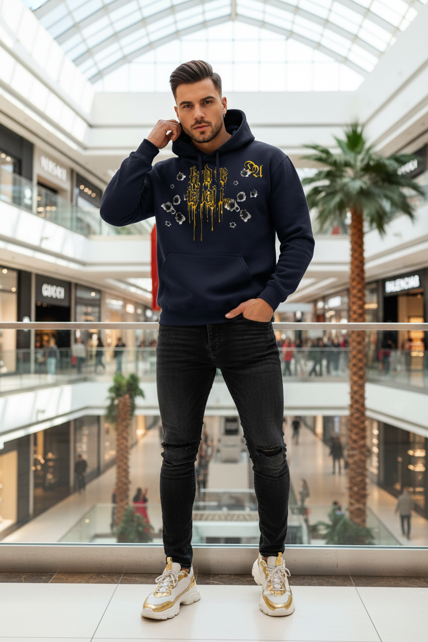 Gildan Unisex Softstyle® Midweight Hoodie - navy