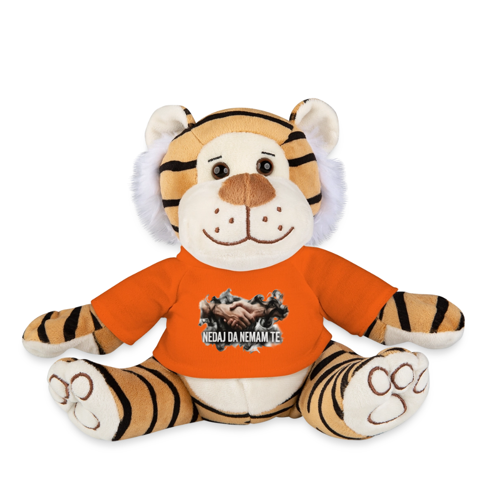 Plush Tiger - golden orange