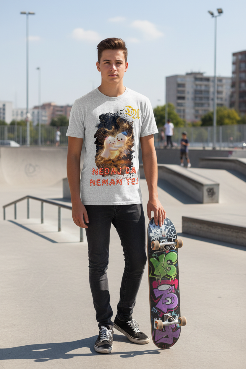 Kids’ Heavy Cotton T-Shirt - heather grey