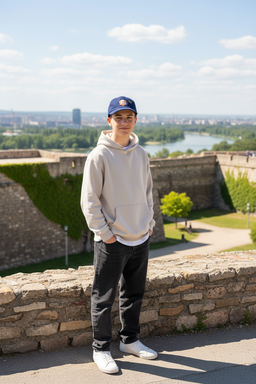 Kids’ Baseball Cap - navy