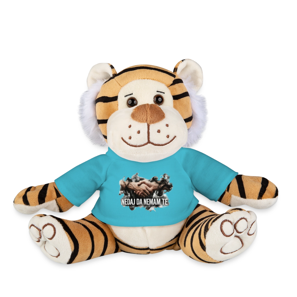 Plush Tiger - atoll blue