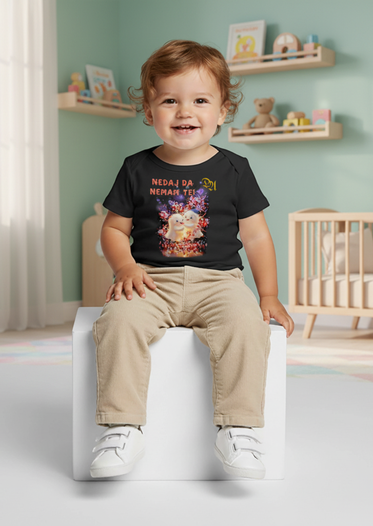 Organic Baby T-Shirt - black