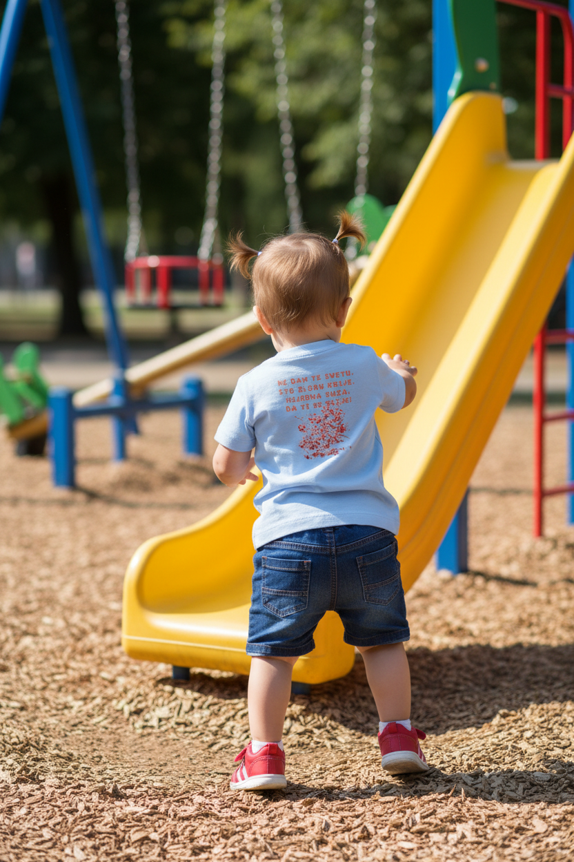 Baby Organic T-shirt by Stanley/Stella - sky