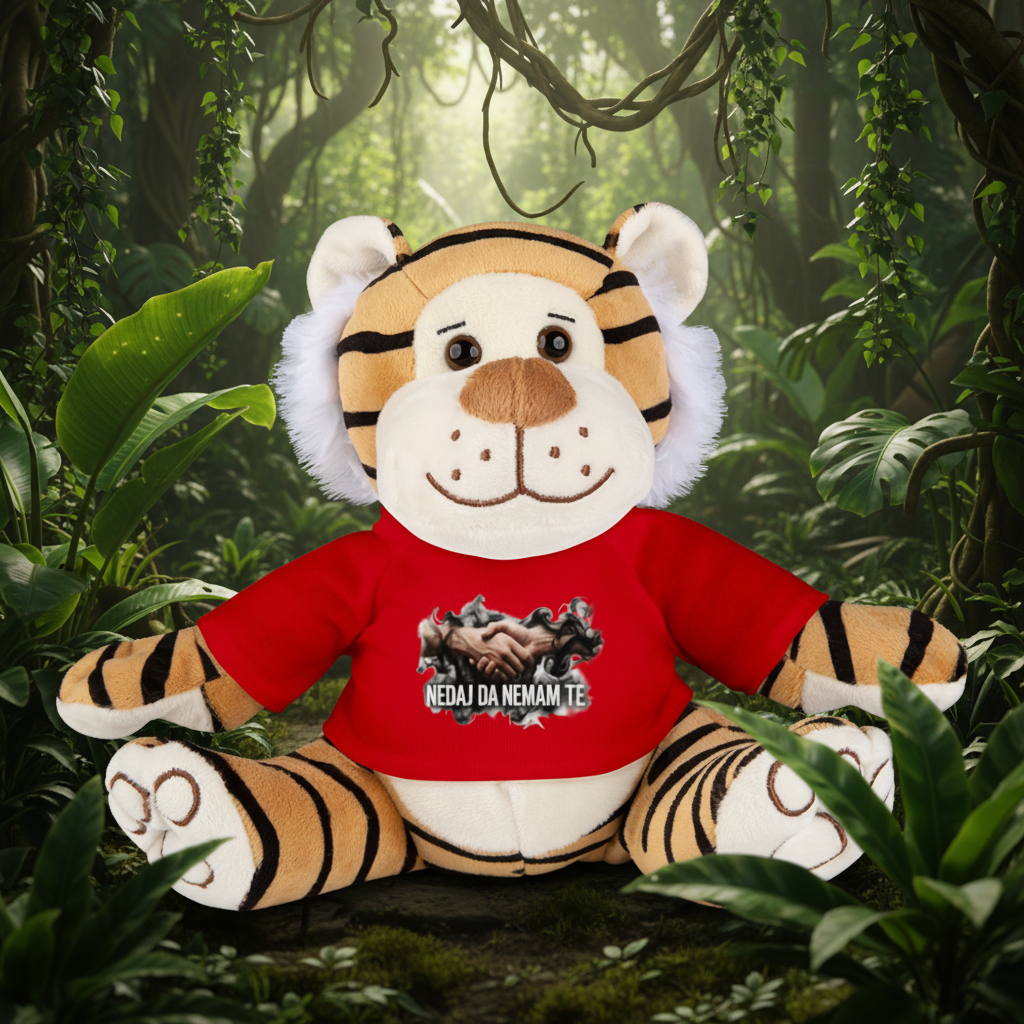 Plush Tiger - red