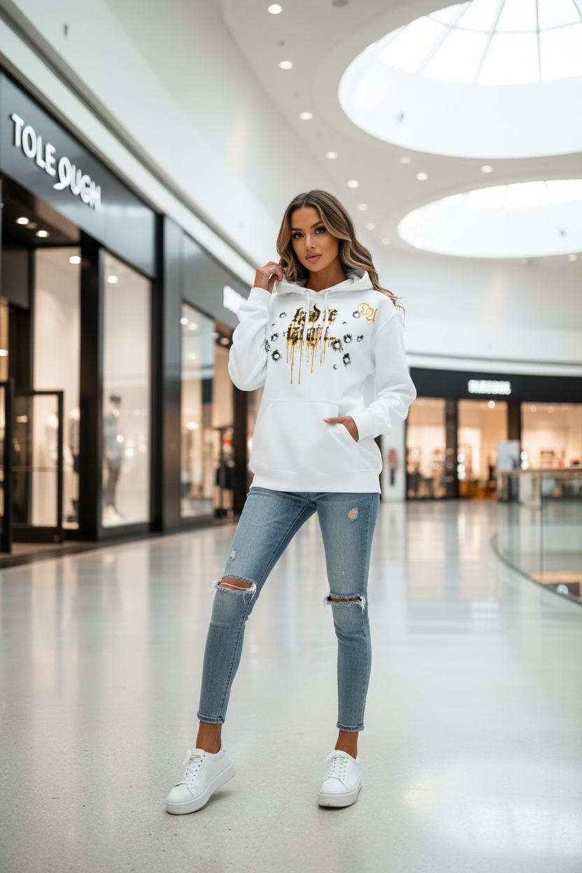 Gildan Unisex Softstyle® Midweight Hoodie - white