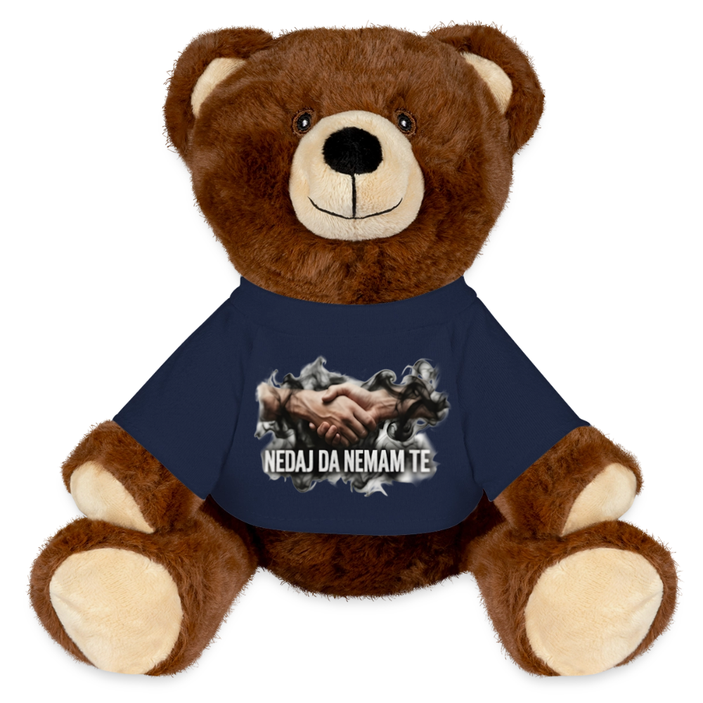 MiniFeet® RecycelBär® Teddy Bear Brown - french navy