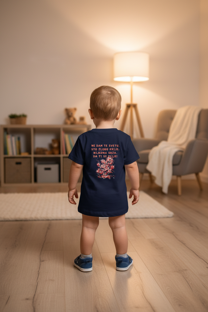 Baby Organic T-shirt by Stanley/Stella - navy