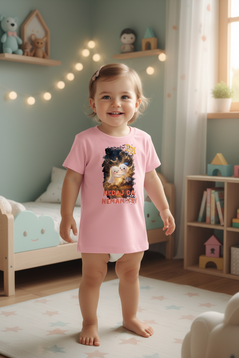 Baby Organic T-shirt by Stanley/Stella - cotton pink