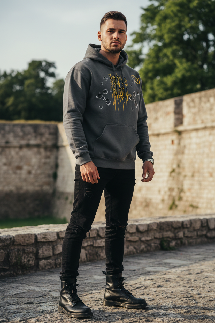 Gildan Unisex Softstyle® Midweight Hoodie - dark grey